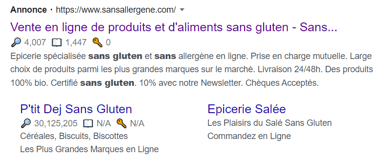 exemple d'annonce Google Ads