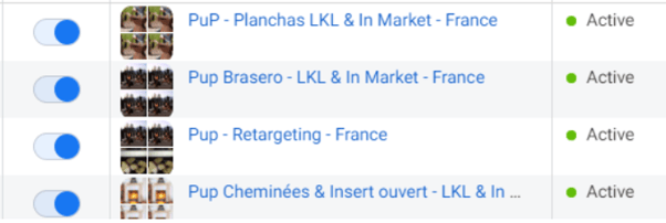 STRUCTURATION CAMPAGNES FACEBOOK