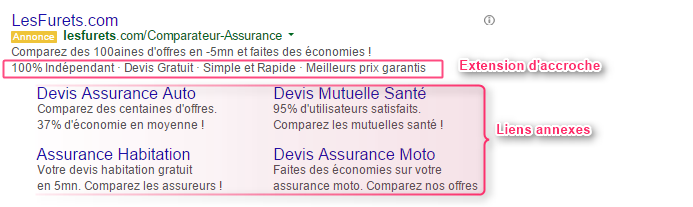 extension adwords accroche