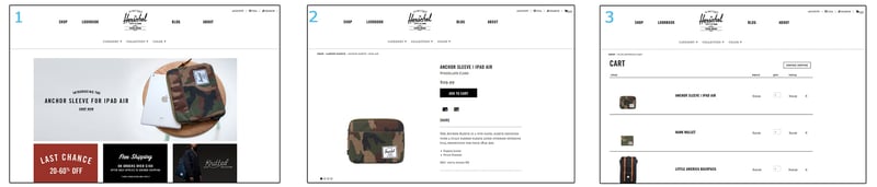 Herschel – Formule des 3 clics