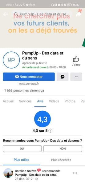 publicité payante facebook ads