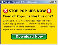 Rien de mieux quune popup pour réduire à néant votre crédibilité Rien de mieux quune popup pour réduire à néant votre crédibilité