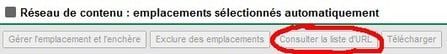 Rapport sur les emplacements