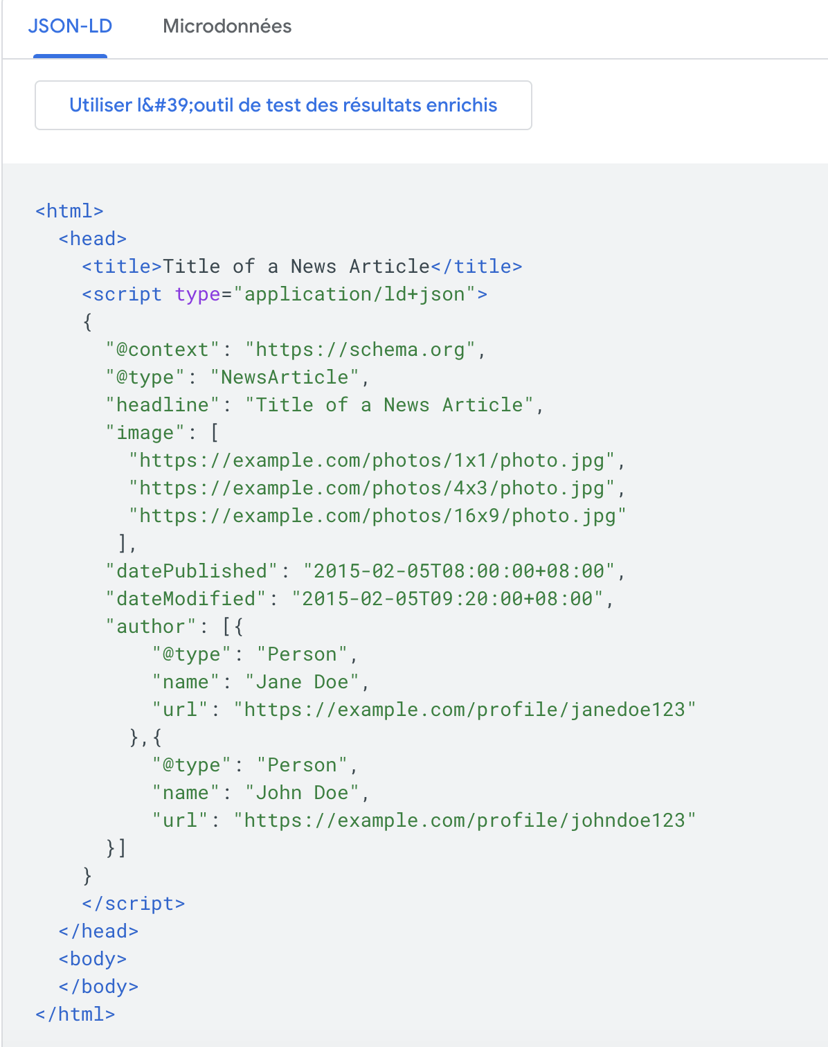 rich snippets blog