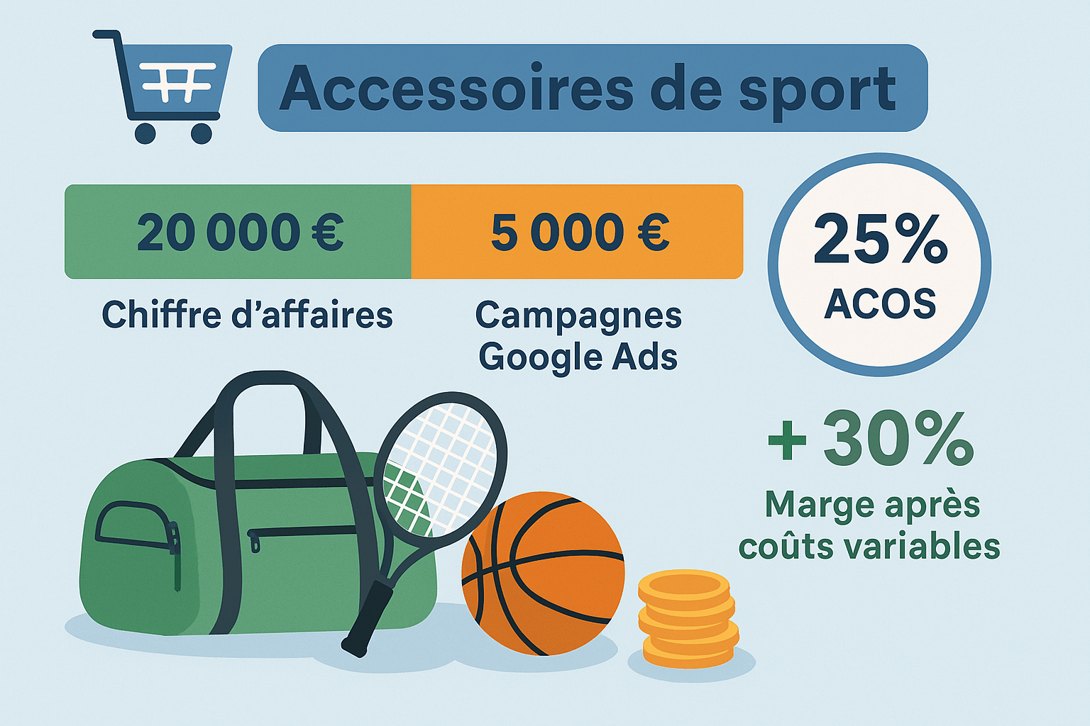 Exemple de pilotage budget ACOS