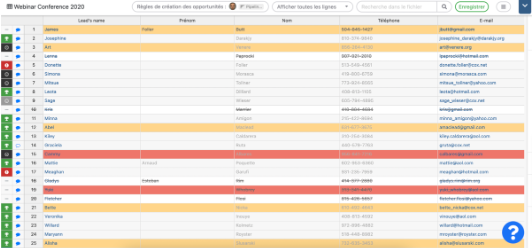 tableau de prospection